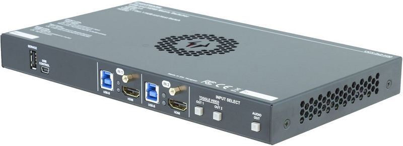 LIGHTWARE Taurus Kreuzschiene HDMI2.0 UHD/ 4K, USB3.1/2/1 2x2 UCX-2x2-H30